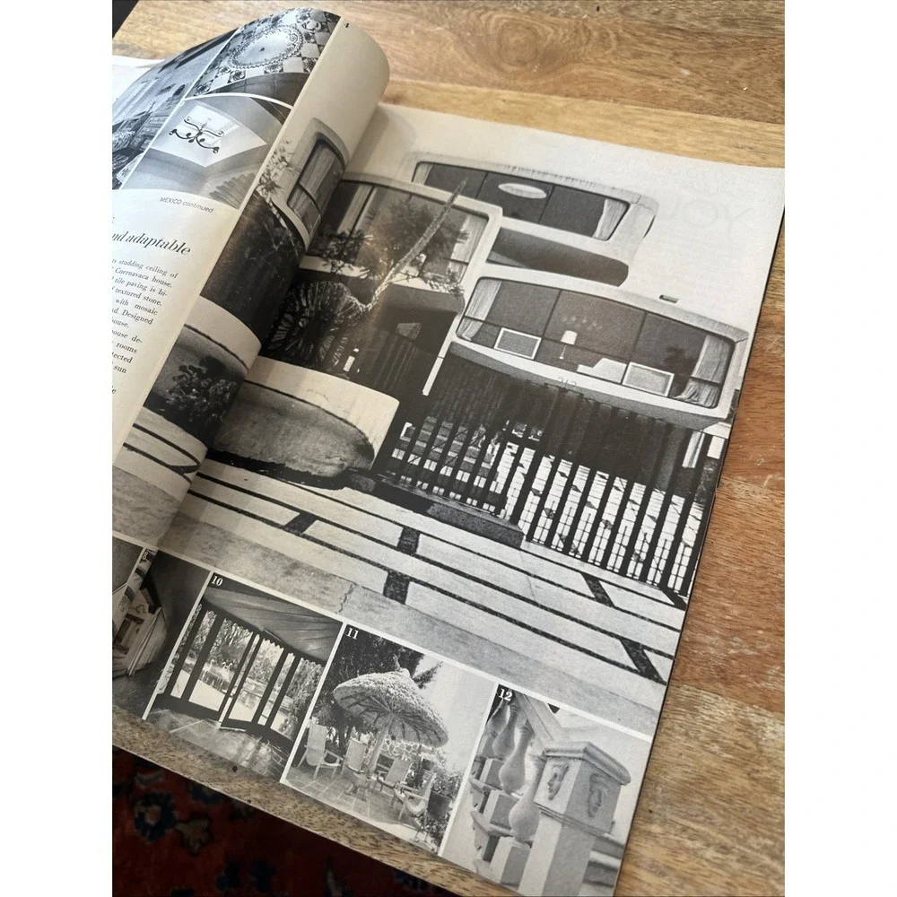 House & Garden Magazine August  1968 Kitchen Trends w/‎ Advertising MCM Vintage